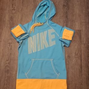 Light blue and yellow Nike hoodie